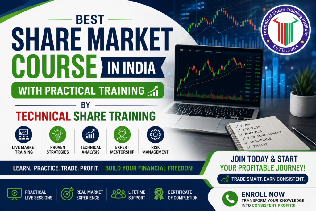 Best Share Market Course in India with Practical Training | Technical Share Training